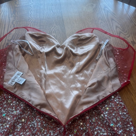 Sherri Hill Vintage Prom Dress Top For Replacement Skirt Jeweled Beaded Bodice - Picture 10 of 10